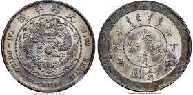 Kuang-hsü Pattern Dollar CD 1907 UNC Detail (Harshly Cleaned) NGC, Tientsin mint, Kann-212, L&M-20, WS-0025. A significant artifact from China's early...