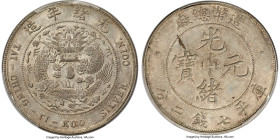 Kuang-hsü Dollar ND (1908) AU55 PCGS, Tientsin mint, KM-Y14, L&M-11, Kann-216, WS-0029. A more ubiquitous type from the fleeting imperial period, here...