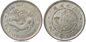 Kiangnan. Kuang-hsü Dollar ND (1897) XF Details (Cleaned) PCGS, Nanking mint, KM-Y145, L&M-210A, Kann-66d. Herringbone (Ornamental) rim. Quite heavily...