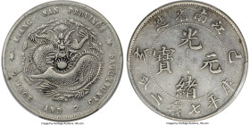 Kiangnan. Kuang-hsü Dollar CD 1899 XF40 PCGS, Nanking mint, KM-Y145a.3, L&M-223, Kann-75, WS-0807. New style dragon variety. A type most frequently ap...