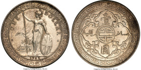 George V Trade Dollar 1934-B, Bombay mint, KM-T5, Prid-29. Despite an initial mintage in the millions, examples of this date and mint are surprisingly...