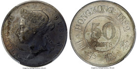 British Colony. Victoria 50 Cents 1892-H AU Details (Environmental Damage) PCGS, Heaton mint, KM9.2. HID09801242017 © 2024 Heritage Auctions | All Rig...