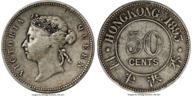 British Colony. Victoria 50 Cents 1893 VF30 PCGS, London mint, KM9.1, Prid-11B. Large Ring. HID09801242017 © 2024 Heritage Auctions | All Rights Reser...