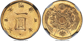 Meiji gold "High Dot" Yen Year 4 (1871) MS62 NGC, Osaka mint, KM-Y9, JNDA-01-5. HID09801242017 © 2024 Heritage Auctions | All Rights Reserved