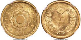 Meiji gold 10 Yen Year 30 (1897) MS63 NGC, Osaka mint, KM-Y33, JNDA-01-7. HID09801242017 © 2024 Heritage Auctions | All Rights Reserved