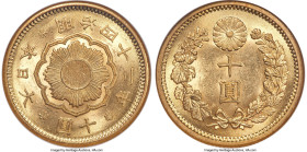 Meiji gold 10 Yen Year 42 (1909) MS63 NGC, Osaka mint, KM-Y33, JNDA 01-7. Ex. Ministry of Finance HID09801242017 © 2024 Heritage Auctions | All Rights...