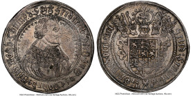 Brunswick-Lüneburg-Celle. Friedrich Taler 1640-HS AU Details (Edge Filing) NGC, Goslar mint, KM146.2, Dav-6494. HID09801242017 © 2024 Heritage Auction...