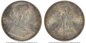 Frankfurt. Free City 2 Taler 1861 MS61 PCGS, KM365, Dav-651. HID09801242017 © 2024 Heritage Auctions | All Rights Reserved
