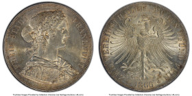 Frankfurt. Free City 2 Taler 1866 MS61 PCGS, KM365, Dav-651. HID09801242017 © 2024 Heritage Auctions | All Rights Reserved