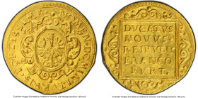 Frankfurt. Free City gold Ducat 1642 MS63 PCGS, KM85, Fr-972. 3.46gm. The first appearance of this type at our firm since 2010 with the second-finest ...