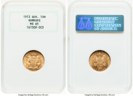 Hamburg. Free City gold 10 Mark 1913-J MS65 NGC, Hamburg mint, KM608. HID09801242017 © 2024 Heritage Auctions | All Rights Reserved