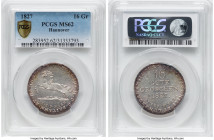 Hannover. Georg IV of England 16 Gute Groschen 1827 MS62 PCGS, KM138, J-23h. HID09801242017 © 2024 Heritage Auctions | All Rights Reserved