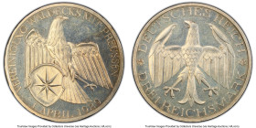 Weimar Republic Proof "Waldeck" 3 Mark 1929-A PR63 Cameo PCGS, Berlin mint, KM62, J-337. Commemorating the Waldeck-Prussia union. HID09801242017 © 202...