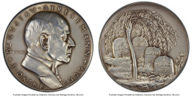 Weimar Republic silver Matte Specimen "Gustav Stresemann" Medal 1929 SP63 PCGS, Kienast-432. 36mm. By Karl Goetz. HID09801242017 © 2024 Heritage Aucti...