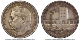 Third Reich silver Matte Specimen "Tannenberg Memorial" Medal 1934-Dated SP62 PCGS, Kienast-499. 36mm. By Karl Goetz. HID09801242017 © 2024 Heritage A...