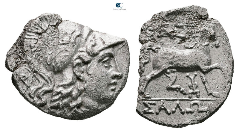 Thessaly. Thessalian League. ΠΟΛΙ- (Poli-), magistrate circa 150-100 BC. 
Drach...