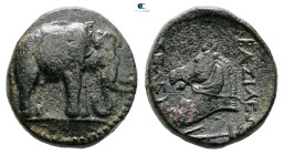 Seleukid Kingdom. Apameia on the Axios. Seleukos I Nikator 312-281 BC. 
Bronze Æ

19 mm, 7,00 g



Very Fine