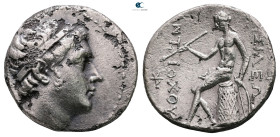Seleukid Kingdom. Antioch on the Orontes. Antiochos III Megas 223-187 BC. 
Tetradrachm AR

27 mm, 15,48 g



Very Fine