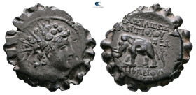 Seleukid Kingdom. Antioch on the Orontes. Antiochos VI Dionysos 144-142 BC. 
Serrate Æ

24 mm, 8,36 g



Very Fine