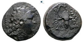 Seleukid Kingdom. Tryphon 142-138 BC. 
Bronze Æ

17 mm, 4,85 g



Very Fine