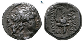 Seleukid Kingdom. Tryphon 142-138 BC. 
Bronze Æ

19 mm, 4,79 g



Very Fine