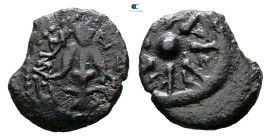 Judaea. Jerusalem. Hasmoneans. Alexander Jannaios (Yehonatan) 103-76 BC. 
Prutah Æ

13 mm, 1,12 g



Very Fine