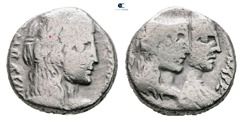 Nabataea. Petra. Aretas IV, with Shaqilat 9 BC-AD 40. 
AR Sela' – "Drachm"

1...