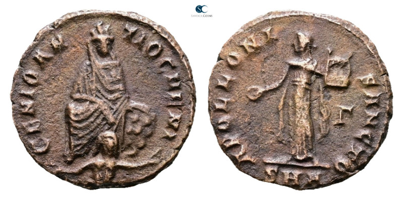 Time of Maximinus II AD 310-313. Antioch
Follis Æ, "Persecution" issue

15 mm...