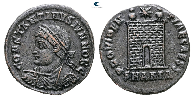 Constantine II, as Caesar AD 317-337. Antioch
Follis Æ

19 mm, 3,50 g



...