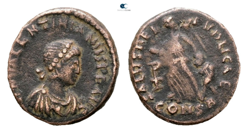 Valentinian II AD 375-392. Constantinople
Æ12

12 mm, 1,59 g



Nearly Ve...