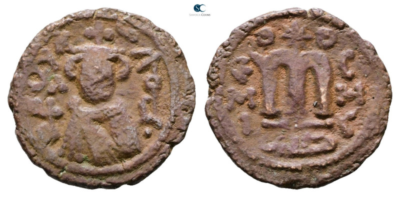 Umayyad Caliphate AD 660-690. Hims (Emesa) mint
Follis or 40 Nummi Æ

20 mm, ...