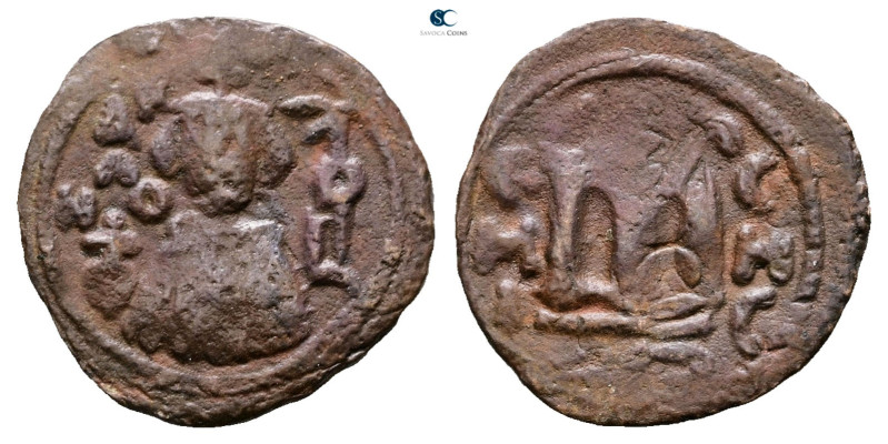 Umayyad Caliphate. 'Abd al-Malik ibn Marwan AD 685-705. Hims (Emesa) mint
Fals ...