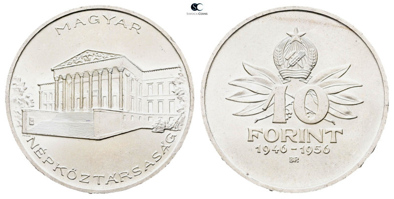 Hungary. AD 1956. 10th anniversary of Forint
10 Forint

 mm, 12,5 g



Mi...