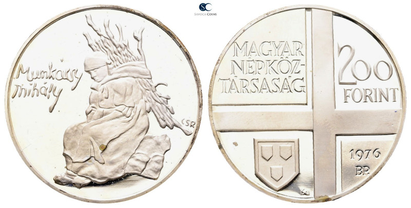 Hungary. AD 1976. Mihaly Munkassy
200 Forint 1976

 mm, 28 g



Proof