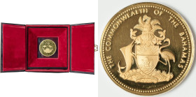 Elizabeth II gold Proof 2500 Dollars (12 oz) 1974 UNC, Royal Canadian mint, KM75. Maximum Mintage: 500. Housed in original presentation case and accom...