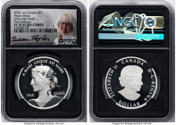 Elizabeth II silver Proof Ultra High Relief "Peace Dollar" Dollar (1 oz) 2020 PR70 Ultra Cameo NGC, Royal Canadian mint of Ottawa, KM2918. First Relea...