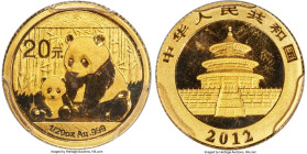 People's Republic gold "Panda" 20 Yuan (1/20 oz) 2012 MS70 PCGS, KM2028, PAN-555A. First Strike. HID09801242017 © 2024 Heritage Auctions | All Rights ...