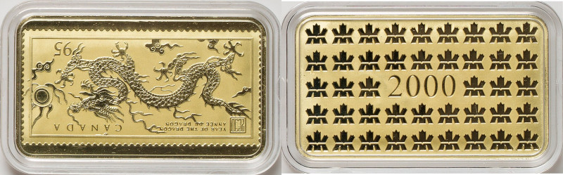 People's Republic gold "Heart of the Dragon" Stamp Set 2000 UNC, Royal Canadian ...