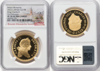 Charles III gold Proof "King Charles II" 100 Pounds (1 oz) 2023 PR70 Ultra Cameo NGC, Mintage: 261. British Monarchs series. Accompanied by COA. First...