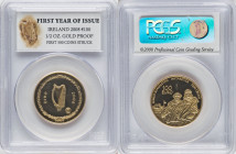 Republic gold Proof "Antarctica Endurance Exploration" 100 Euros (1/2 oz) 2008 PCGS, KM57. One of first 500 struck. Mintage: 3,000. Featuring Irish ex...