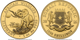 Republic gold "Elephant" 1000 Shillings (1 oz) 2016 MS69 NGC, Munich mint, KM263. African Wildlife Series. HID09801242017 © 2024 Heritage Auctions | A...