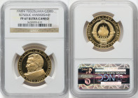 Socialist Federal Republic gold Proof "Republic Anniversary" 200 Dinara 1968-NI MS67 Ultra Cameo NGC, KM52. 25th Anniversary of the Republic Series. H...