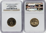 Republic gold Proof "Winter Olympics" 5000 Dinara 1982 PR67 Ultra Cameo NGC, KM95. HID09801242017 © 2024 Heritage Auctions | All Rights Reserved