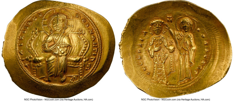 Constantine X Ducas (AD 1059-1067). AV histamenon nomisma (27mm, 4.40 gm, 6h). N...