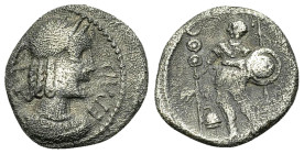 Arverni AR Quinarius, c. 50-30 BC