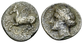 Corinth AR Drachm, c. 350-300 BC