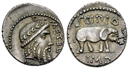 Metellus Pius Scipio AR Denarius, 47-46 BC