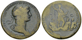 Traianus AE Sestertius, Armenia/Mesopotamia reverse