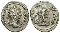 Septimius Severus AR Denarius, Jupiter reverse