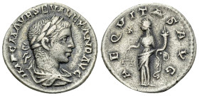 Severus Alexander AR Denarius, Aequitas reverse